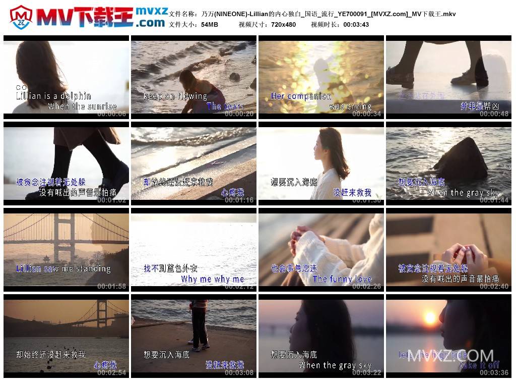 乃万(NINEONE)-Lillian的内心独白_国语_流行_YE700091